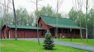 Log Home Exterior - Springfield