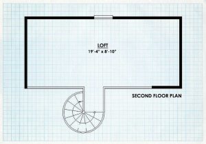 Log Home Second Floor Plan - Sunvalley