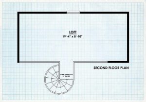 Log Home Second Floor Plan - Sunvalley