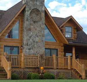 Log Home Exterior - Sweetwater