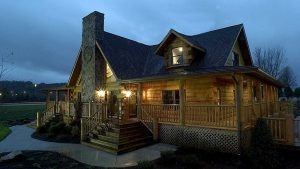 Log Home Exterior - Sweetwater
