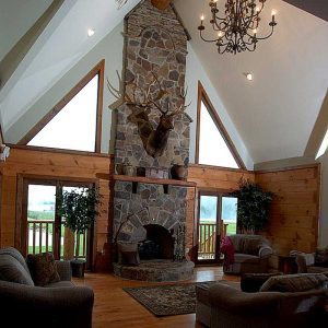 Living Room with Fireplace - Sweetwater