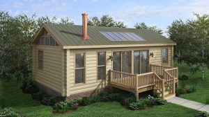 Log Cabin Exterior - Sycamoreidge