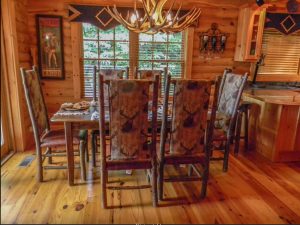 Log Home Dining Room - Teton
