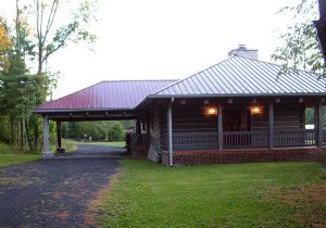 Log House Exterior Layout - Timberline