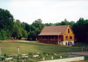 Log Home Exterior - Madison