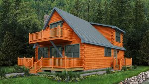 Log Home Exterior - Westchester