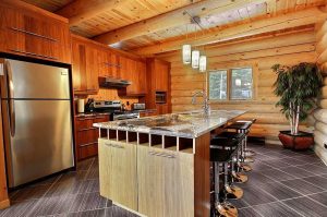 Log Home Kictchen Design - Winchester