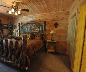 Log Cabin Bedroom - Winter Camp