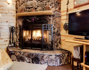 Fireplace - Winter Camp