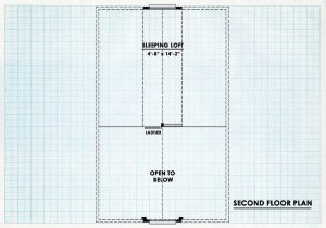 Log Cabin Second Floor Plan - Woodsman