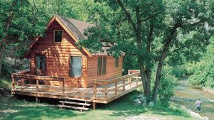 Log Cabin Exterior - Woodsman