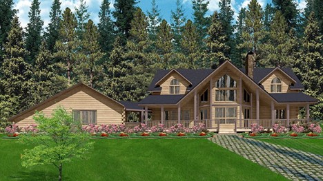 Log Cabin Landscaping Ideas