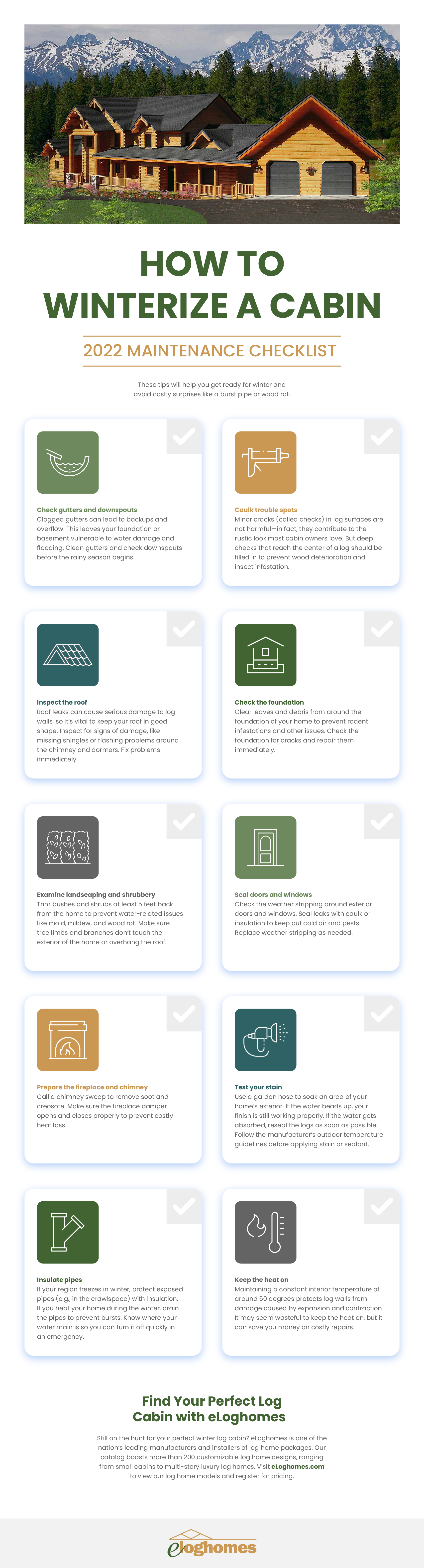 How to Winterize a Cabin – 2022 Maintenance Checklist