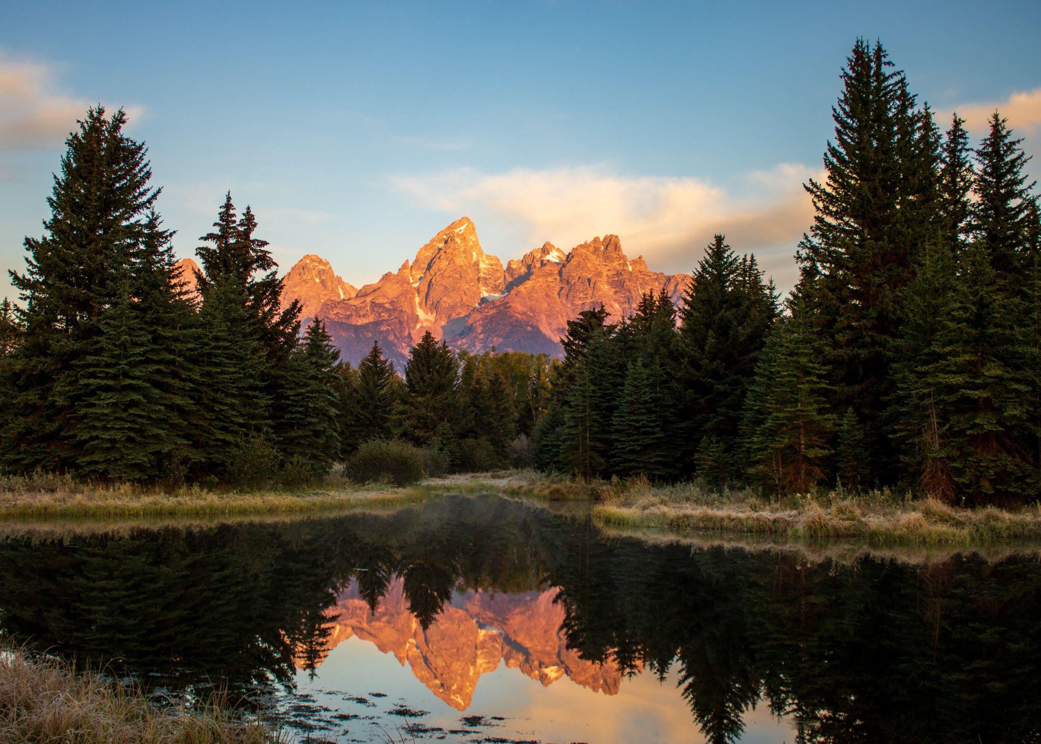 The Grand Teton National Park during the day in Jenny, USA