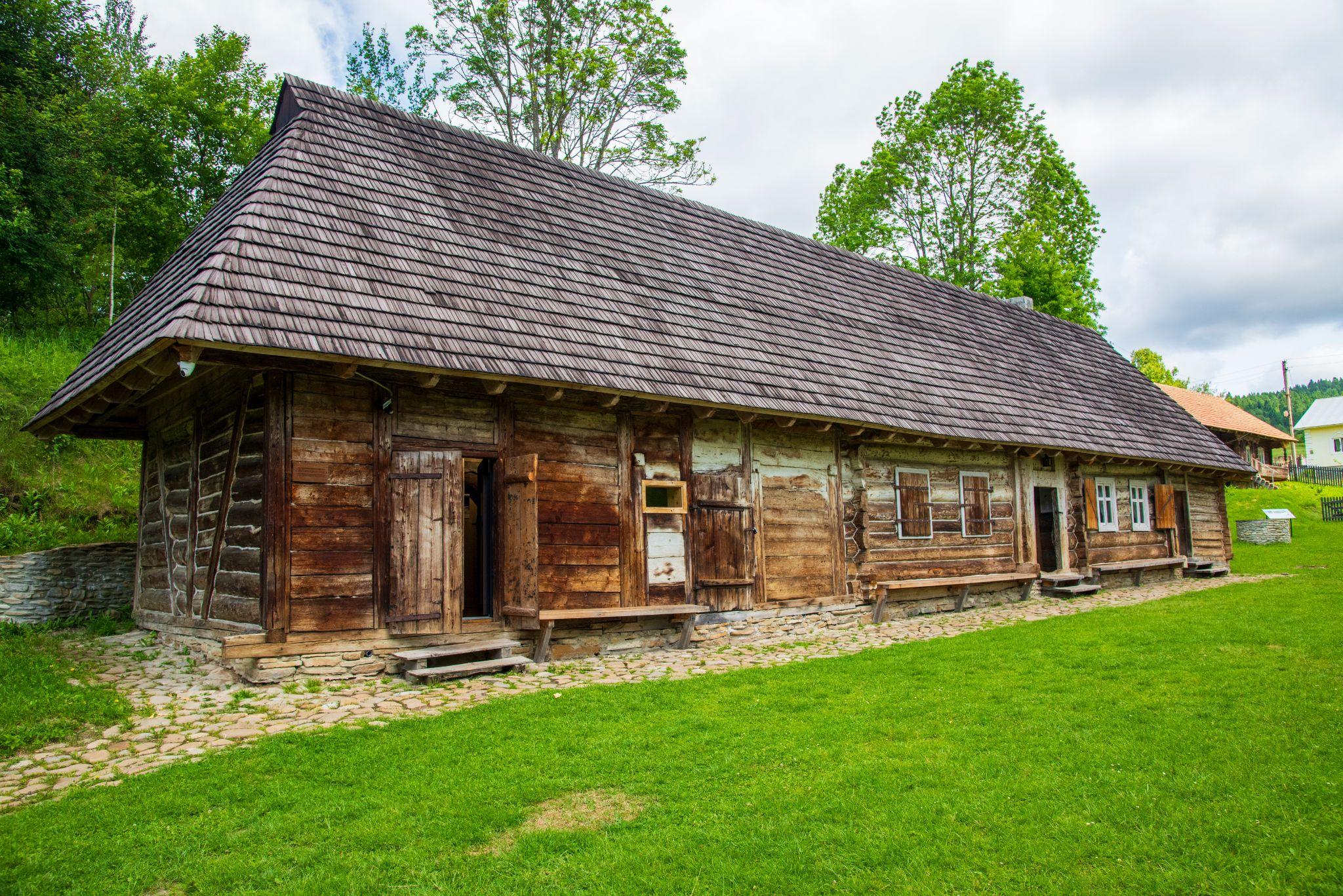 Historical log cabins